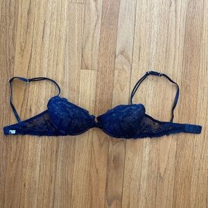 3/$15 Gilly Hicks Navy Lace Padded Bra 34B